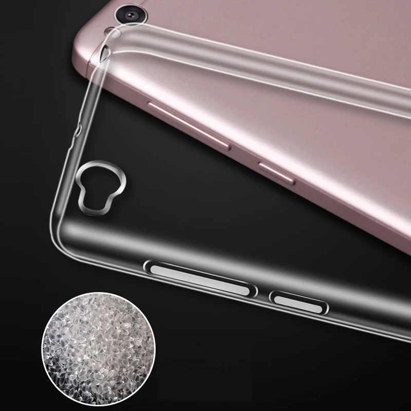 KaiNuEn luxury origine Transparent Clear Soft Back TPU Phone cover coque case for XiaoMi Redmi 4A 4 A redmi4A Silicone silicon |