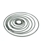 1 шт. 19 размеров вечерние DIY поставка металлический круг обручи круглая форма для DIY Материал железные кольца круги подарок ручной работы