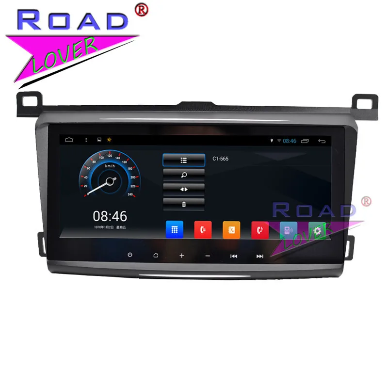 Roadlover Android 7 1 автомобильный медиацентр аудио для Toyota RAV4 2014 Стерео GPS Naviagtion