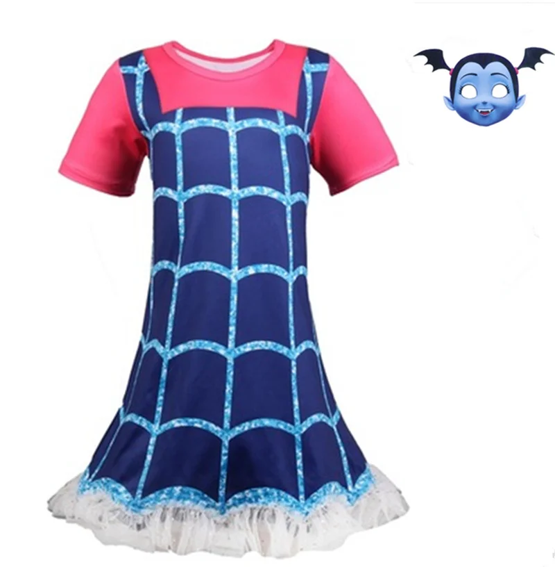 Новинка 2019 поддельные платья для девочек из двух частей Vampirina jojo siwa