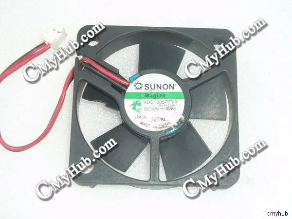 Для SUNON KDE1205PFV3 MS.B401.GN 12 В постоянного тока 0 8 Вт 5010 5 см 50 мм 50x50x10 2-контактный