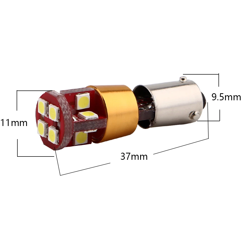 YM E Bright 2 шт. BA9S 3030 12 SMD BAX9S BAY9S 12В 24В H6W T11 T4W H21W светильник почка габаритные огни s