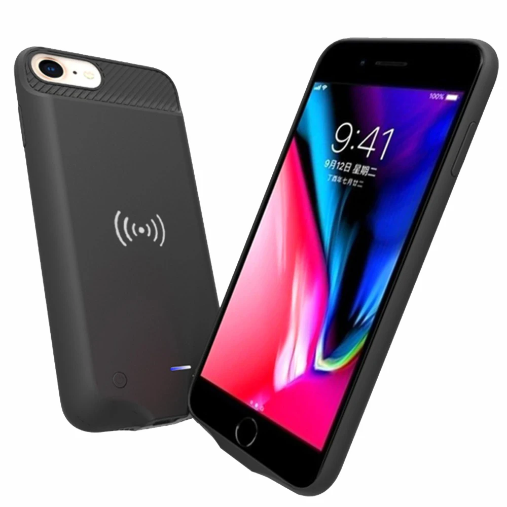 Ультратонкий Мягкий силиконовый чехол для iPhone 6 3800 мАч портативный зарядки Iphone 6s 7