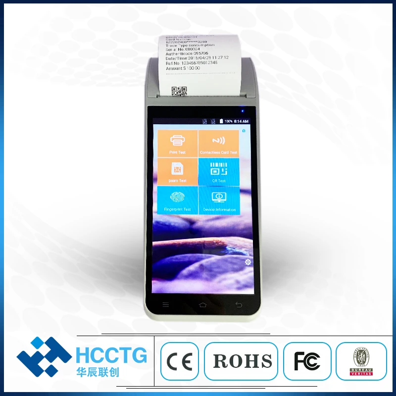 3G 4G и Wifi NFC мобильный Смарт ручной Android POS устройство для ресторана HCC Z91|Картридеры|