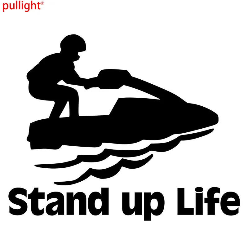 17 8 см * 14 2 Встаньте гидроцикл Стикеры водные мотоциклы Standup пропеллеры для
