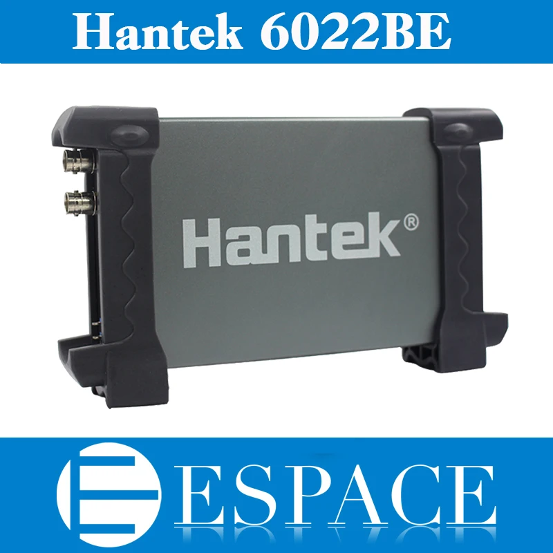 Hantek 6022BE на базе ПК USB цифровой осциллограф Storag 2 канала 20 МГц 48MSa/s с оригинальной коробкой