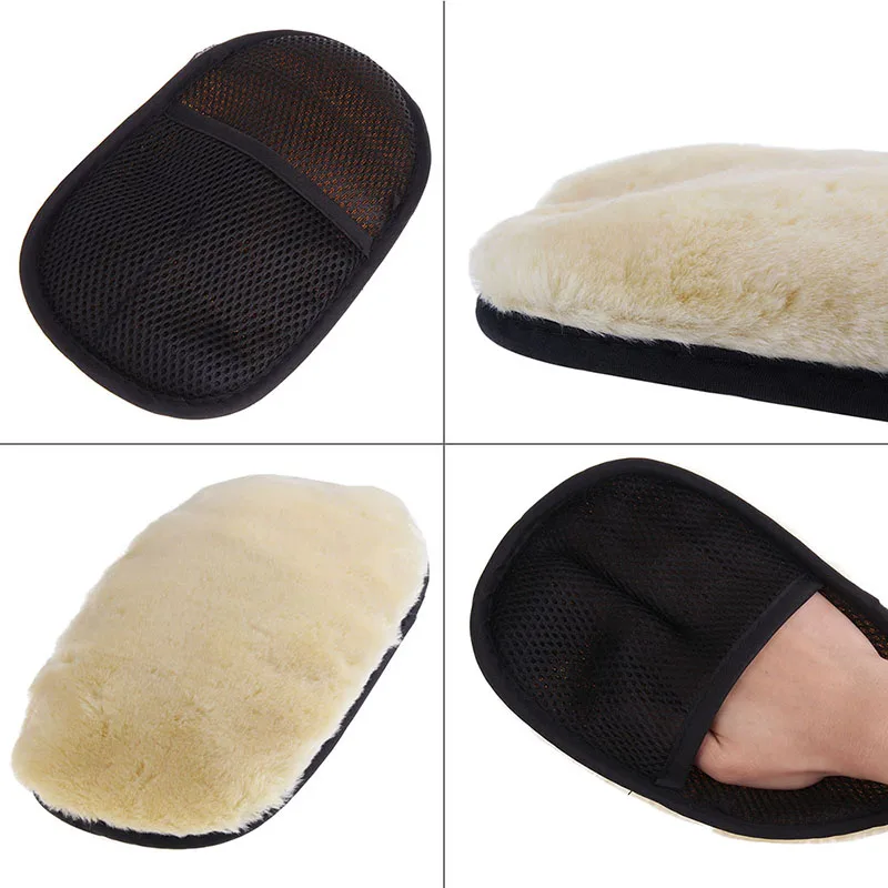 Car Styling Wool Soft Car Washing Gloves Cleaning Brush Motorcycle Washer Care Products Care Cleaning Tool Car Styling#2