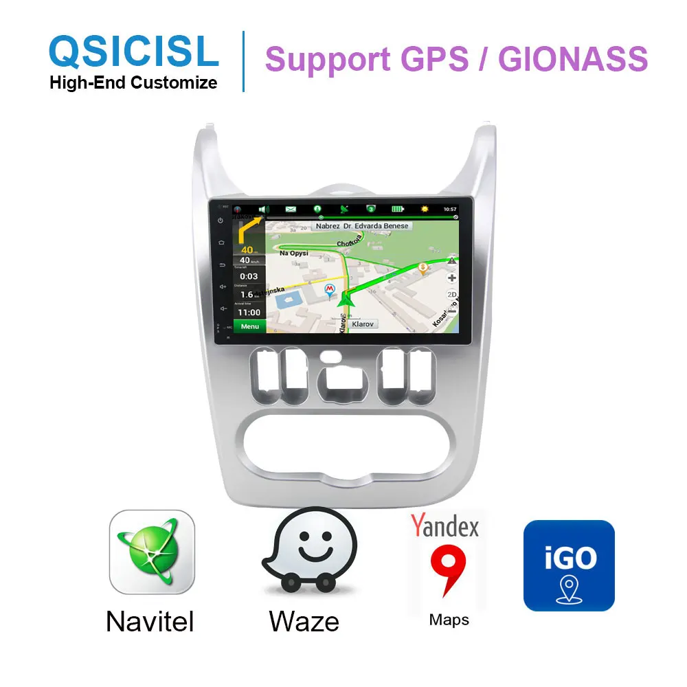 9 &quotips android 8 1 автомобильный Радио мультимедийный плеер для Renault Duster Dacia Logan Sandero