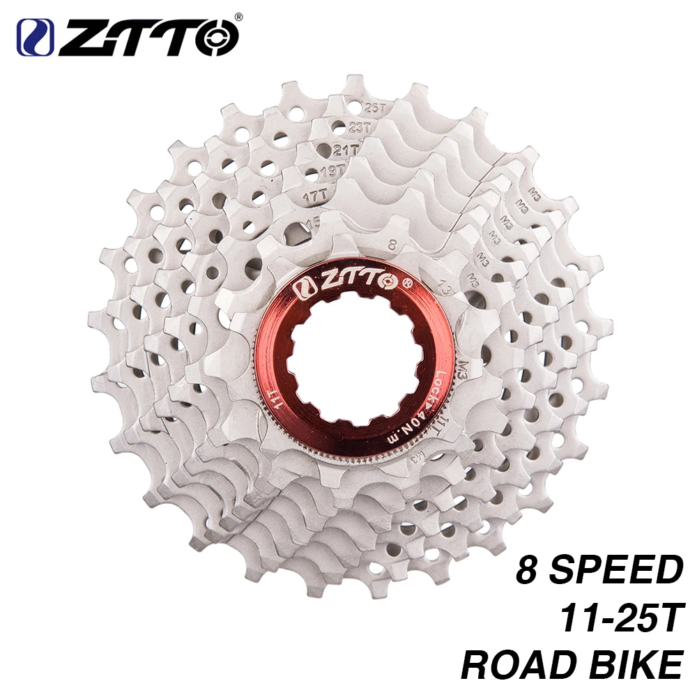 Кассеты ZTTO 8s 11 25T Freewheel детали для велосипеда 16s 24s 8 скоростей звездочки
