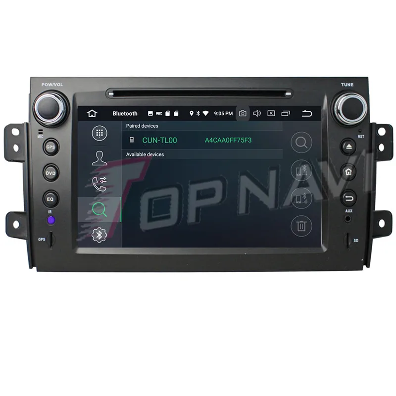 Автомобильный DVD медиа центр TOPNAVI Android 9 0 CD плеер для Suzuki SX4 2006 2007 2008 2009 2010 2011 2012