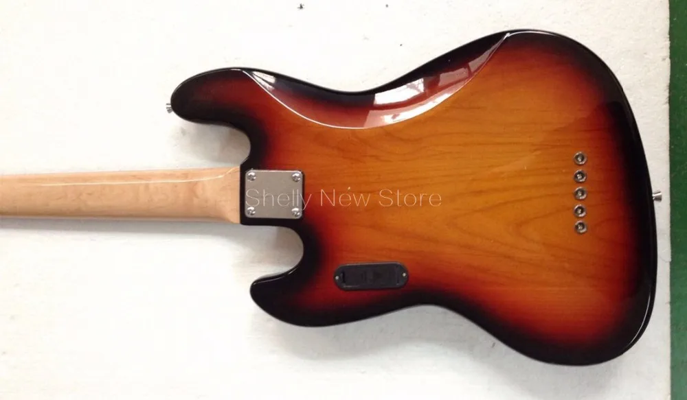Shelly магазин Джаз ольха тело бас на заказ черное дерево fretless 5 струн активные провода Электрические бас гитары музыкальный инструмент магазин