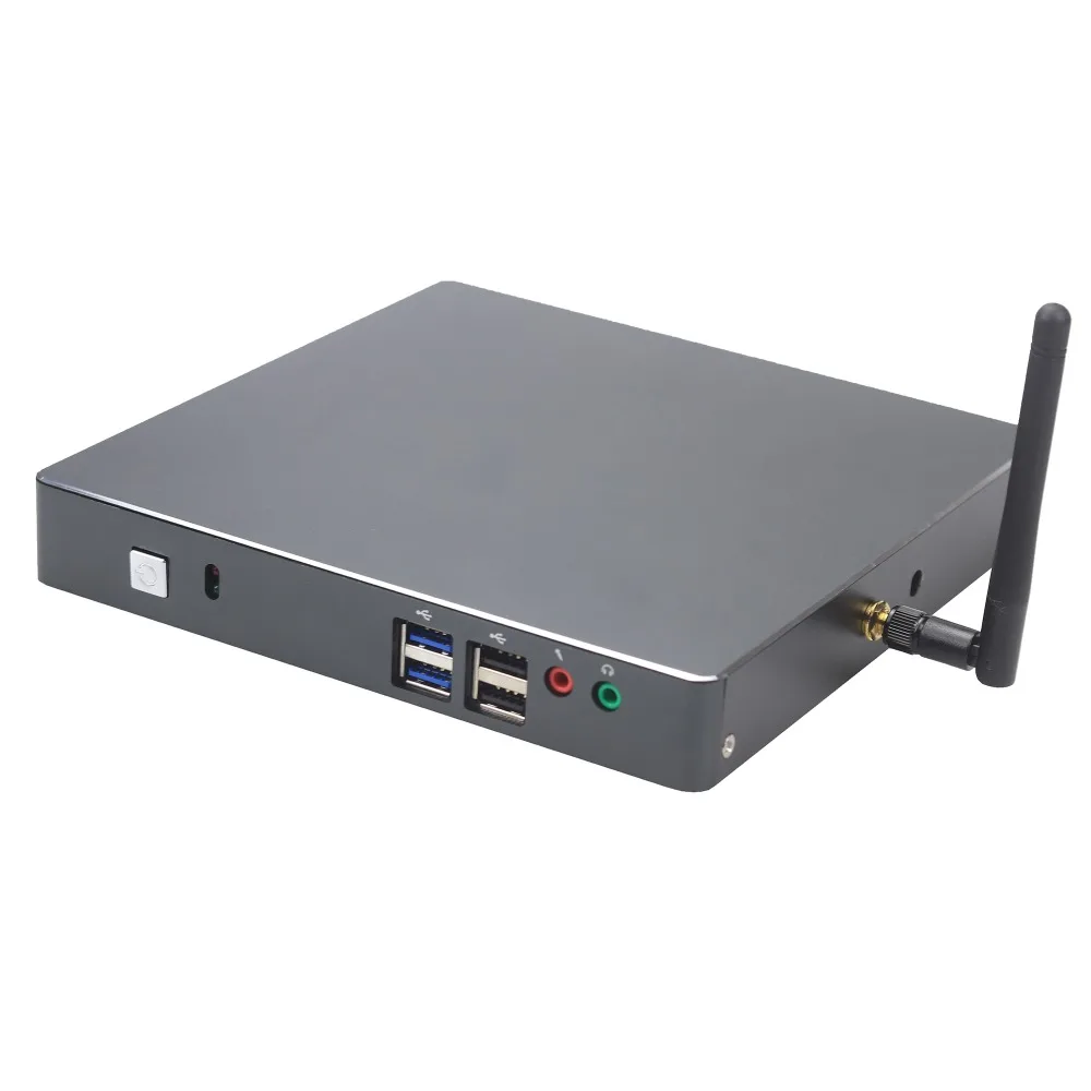 8 ГБ ОЗУ 1 ТБ хранение тонкий Настольный компьютер Windows 10 Intel Core I7 Мини ПК USB 3,0 HDMI VGA 1080P Play медиа