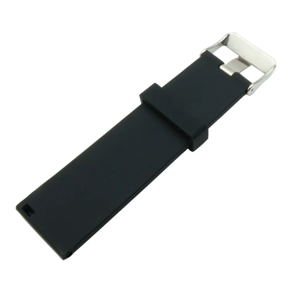 Ремешок для часов 18 мм/20 мм/22 мм для Motorola Moto 360 2 Gen 46 мм samsung Gear2 R380-R382 силиконовый резиновый браслет