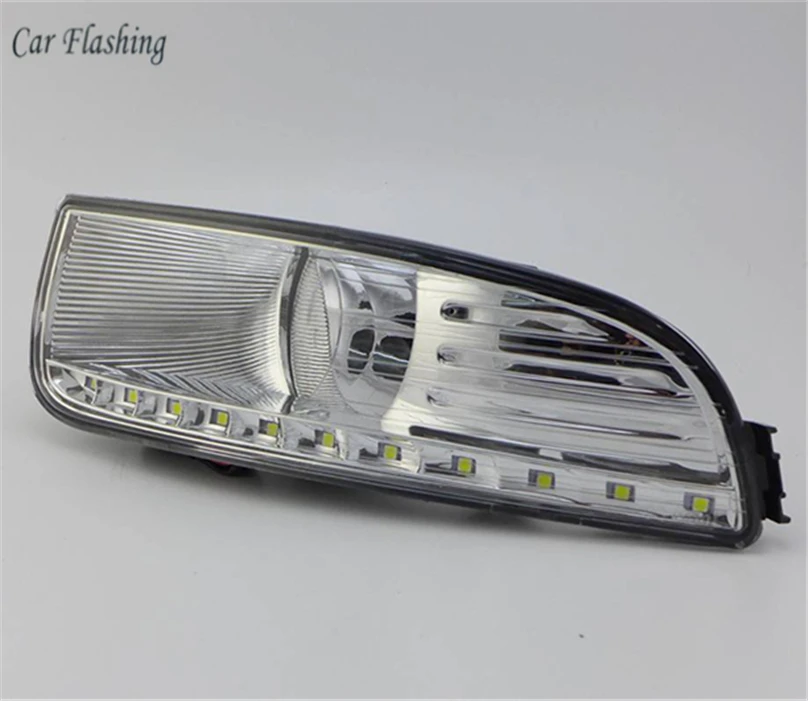 Автомобильные мигающие дневные ходовые огни для Skoda Superb 2010 2011 2012 2013 Светодиодный