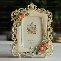photo frame cute garden rose beauty creative home decoration wedding photo frame birthday gift wholesale fg1082