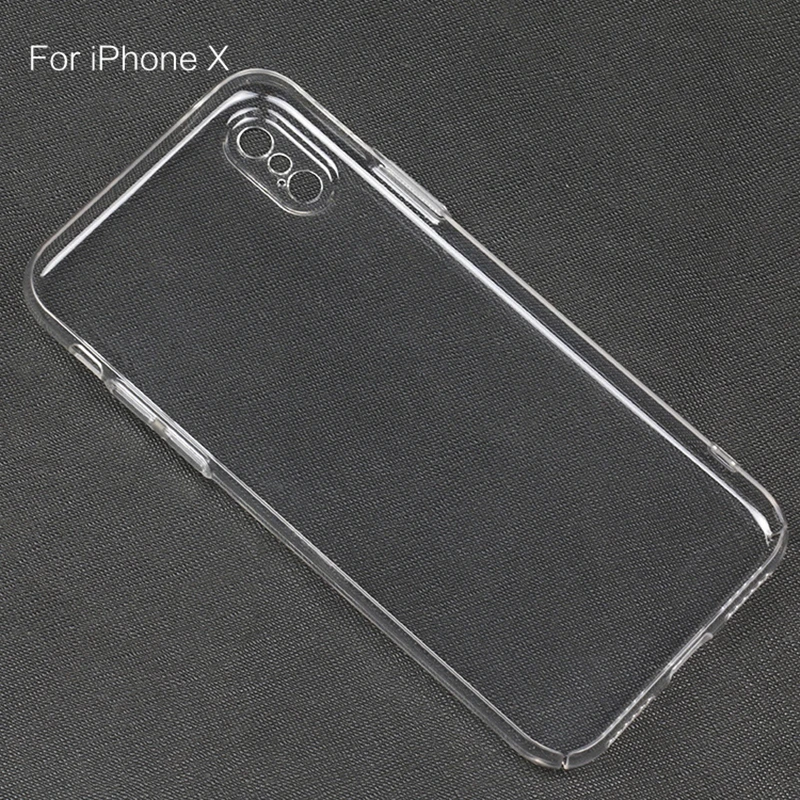 Ультратонкий Прозрачный чехол HengLiTai 0 3 мм для iPhone X полностью прозрачный