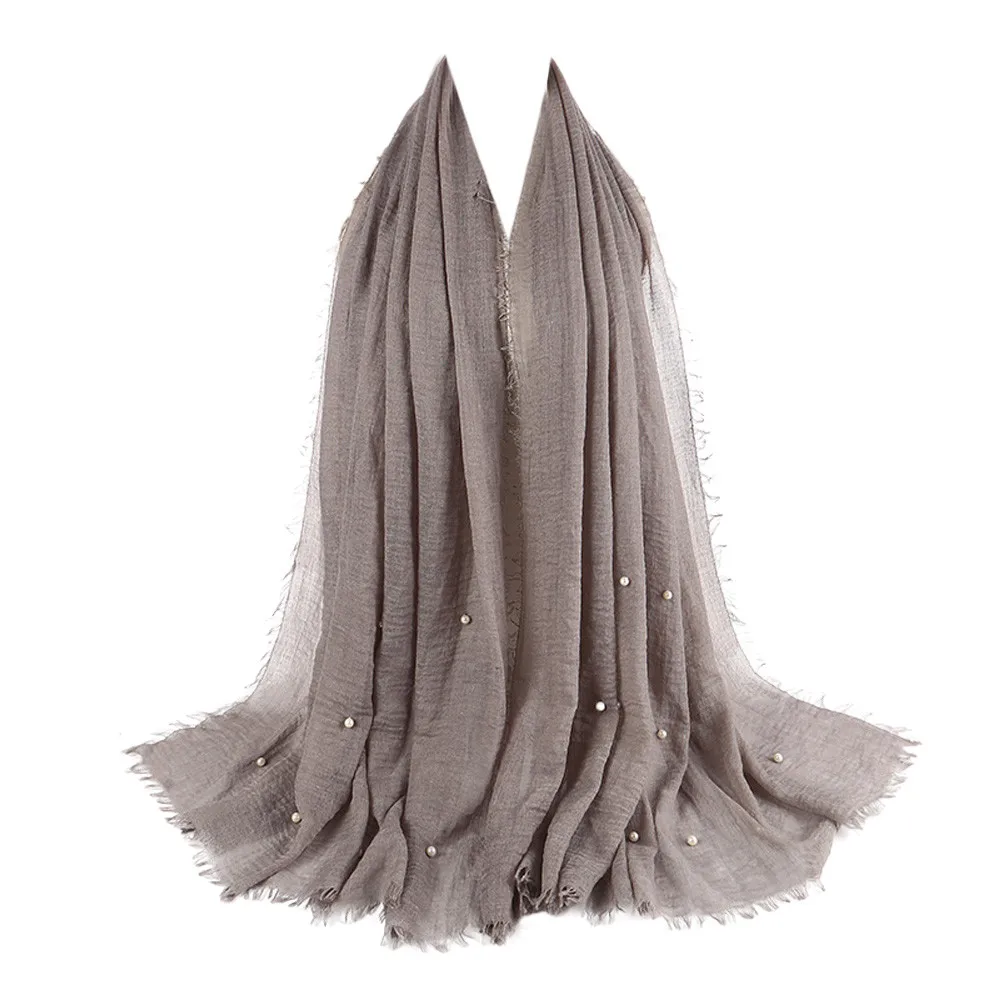 Классическая Премиум шляпа мусульманский V iscose Maxi Crinkle Cloud хиджаб шарф платок