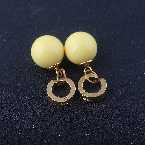 STUD EARRING 2 Супер Dragon Ball-Z Vegetto Potara Black Son Goku Косплей костюмы кольцо Zamasu серьги-гвоздики - Окраска металла: STUD EARRING 2