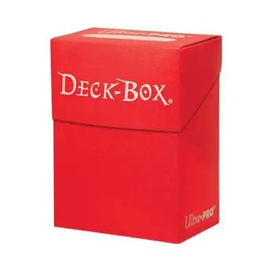red Ультра Pro Deck Box настольные игры карты TCG колода чехол для магических карт MGT/Pkm/YGO/сборные игры - Цвет: red