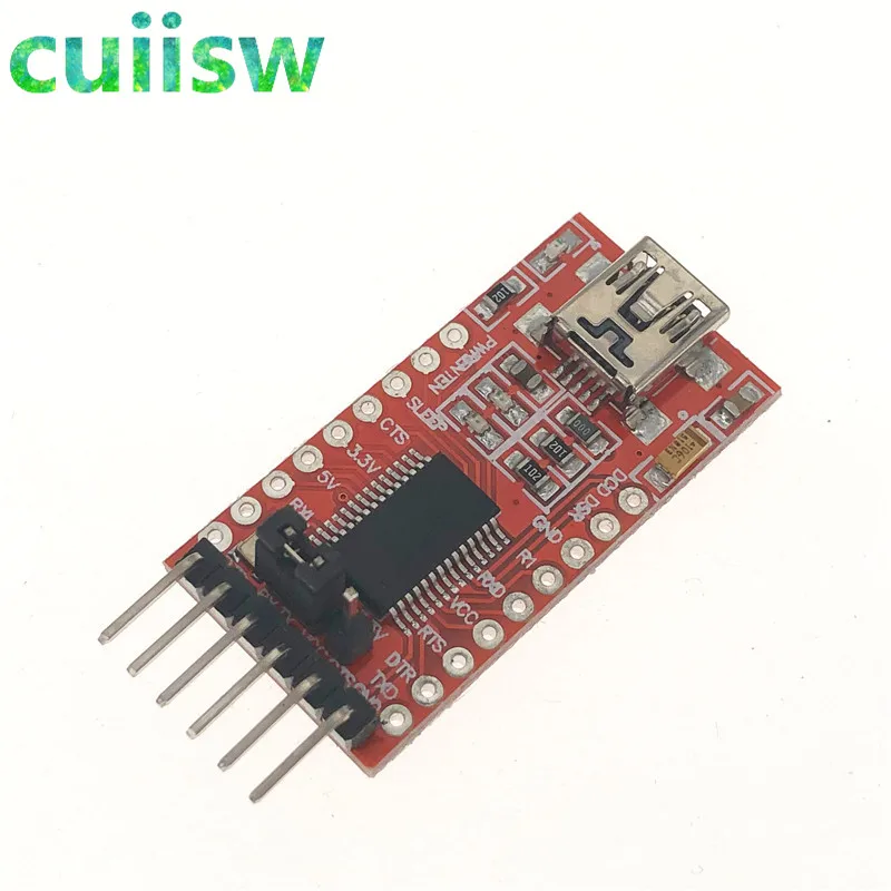 Cuiisw 1 шт. FT232RL FT232 FTDI USB 3,3 В 5,5 В к ttl последовательный адаптер модуль для arduino мини-порт