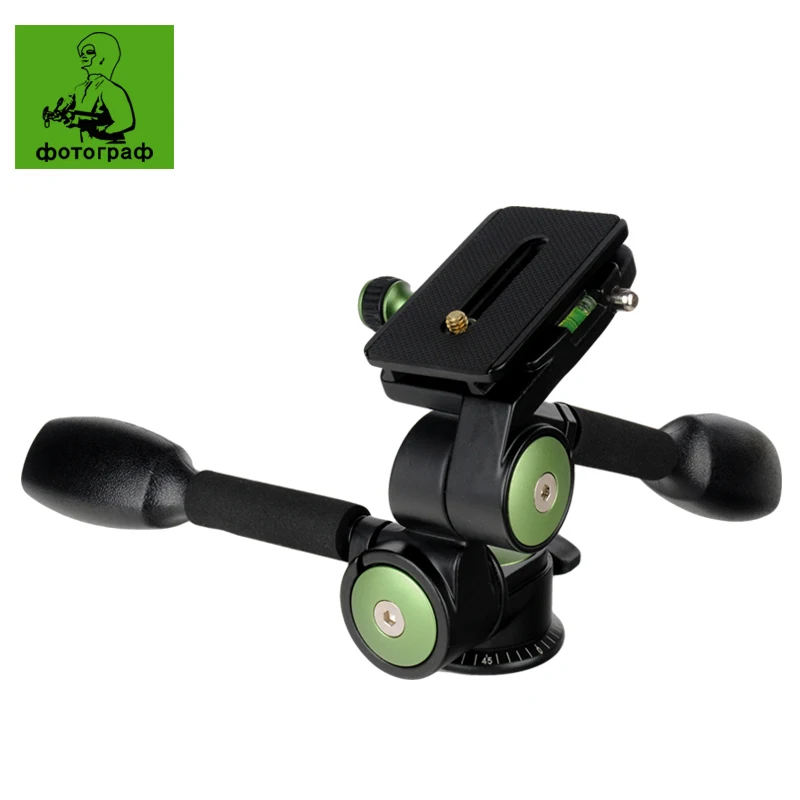 DPOTORPADP SYS40 шаровой головкой двойные ручки Quick Release Plate для Canon Nikon sony Fuji Камера штатив
