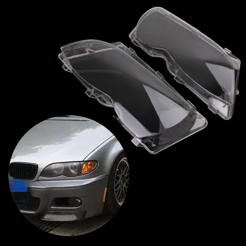 Передняя фара YAM 2 шт./пара передняя и правая для BMW E46 4 сменные рассеиватели |