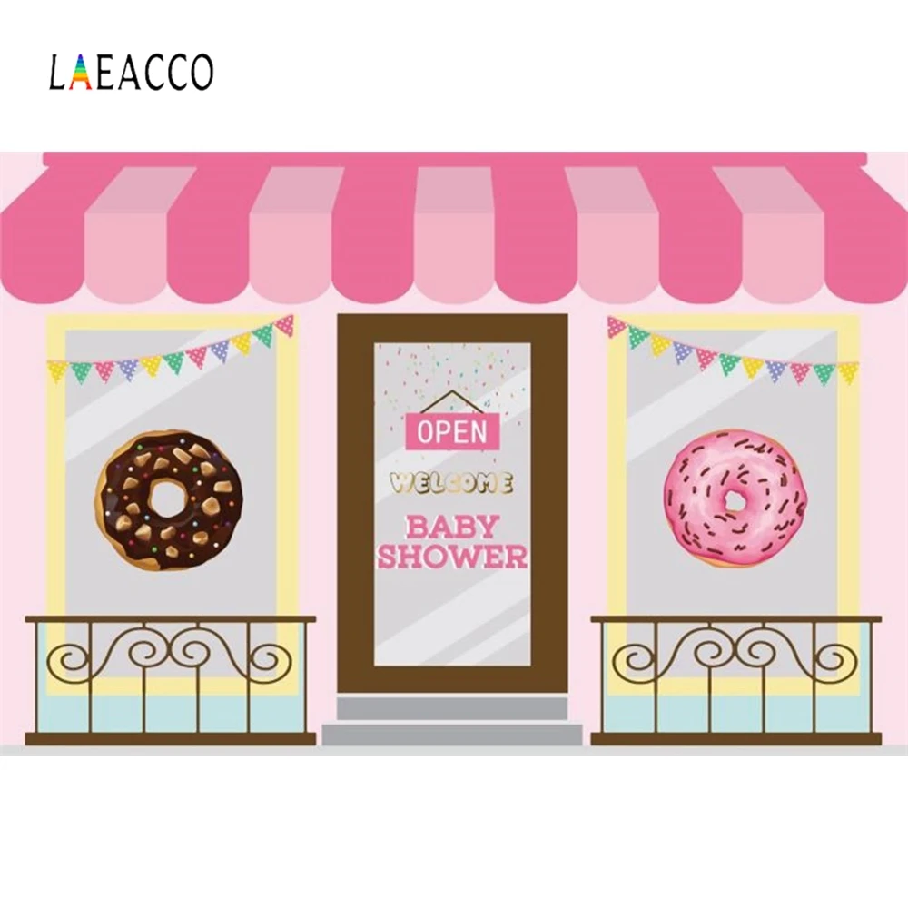 Laeacco розовый фон с героями мультфильмов магазин для маленьких девочек принцесса