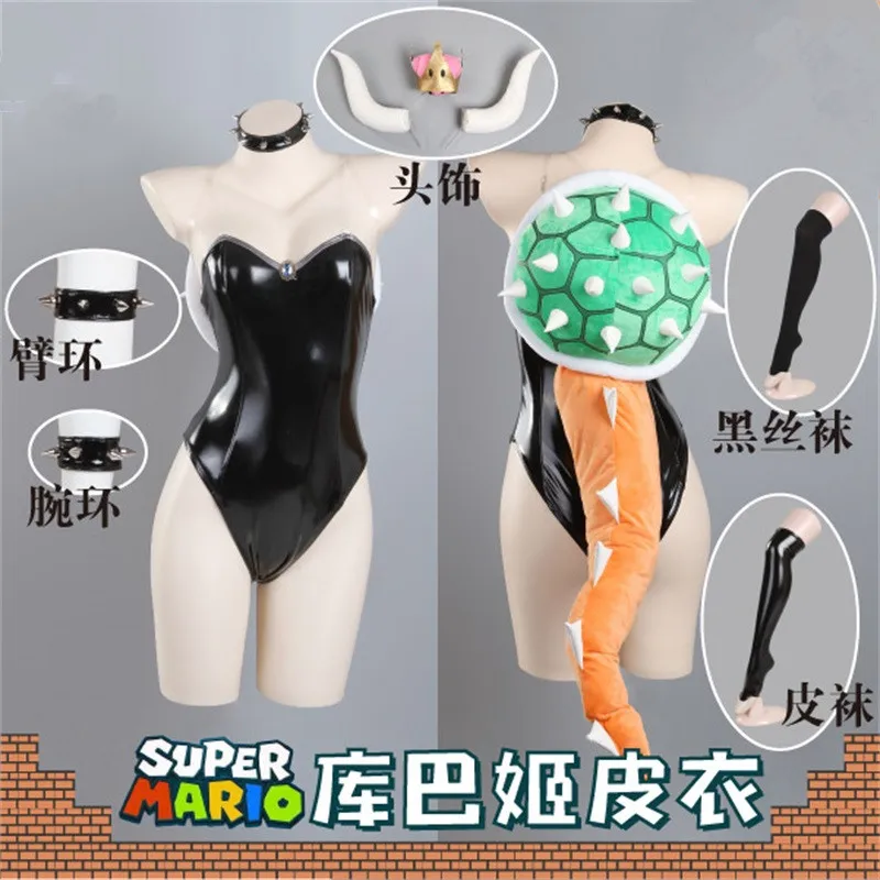 Горячие продажи Супер Марио Bowsette куппа Купа Hime карнавальный костюм принцессы