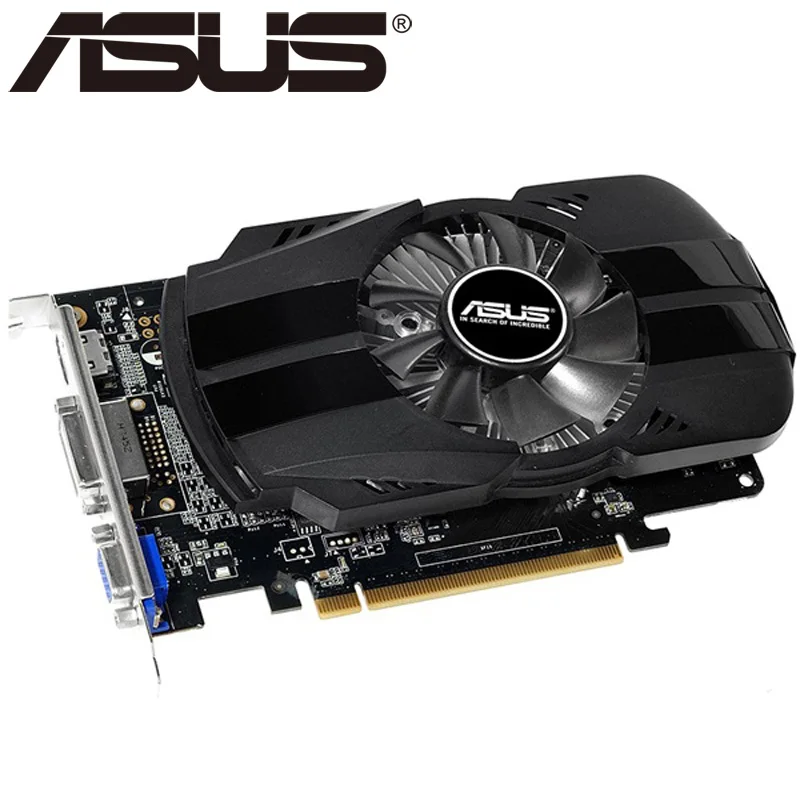 ASUS видео карта оригинальный GTX 750 1 ГБ 128bit GDDR5 Видеокарты для NVIDIA GeForce GTX750 HDMI DVI