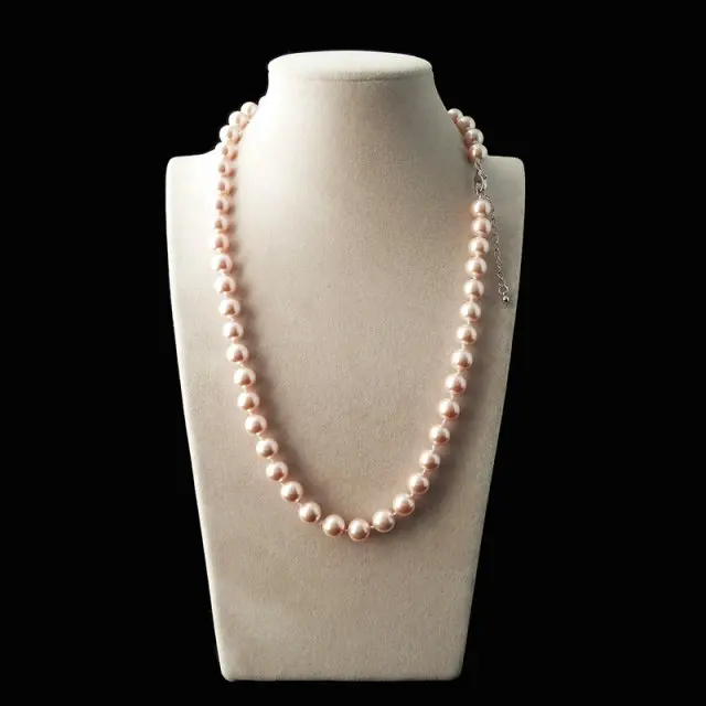 

Ms. 8MM Brown boutique Necklace-FEWDG