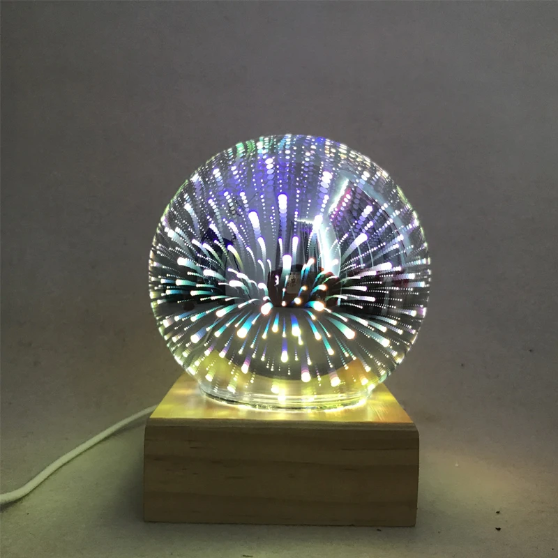 Новинка 2019 для дропшиппинга 3D стеклянный волшебный светильник Usb креативное