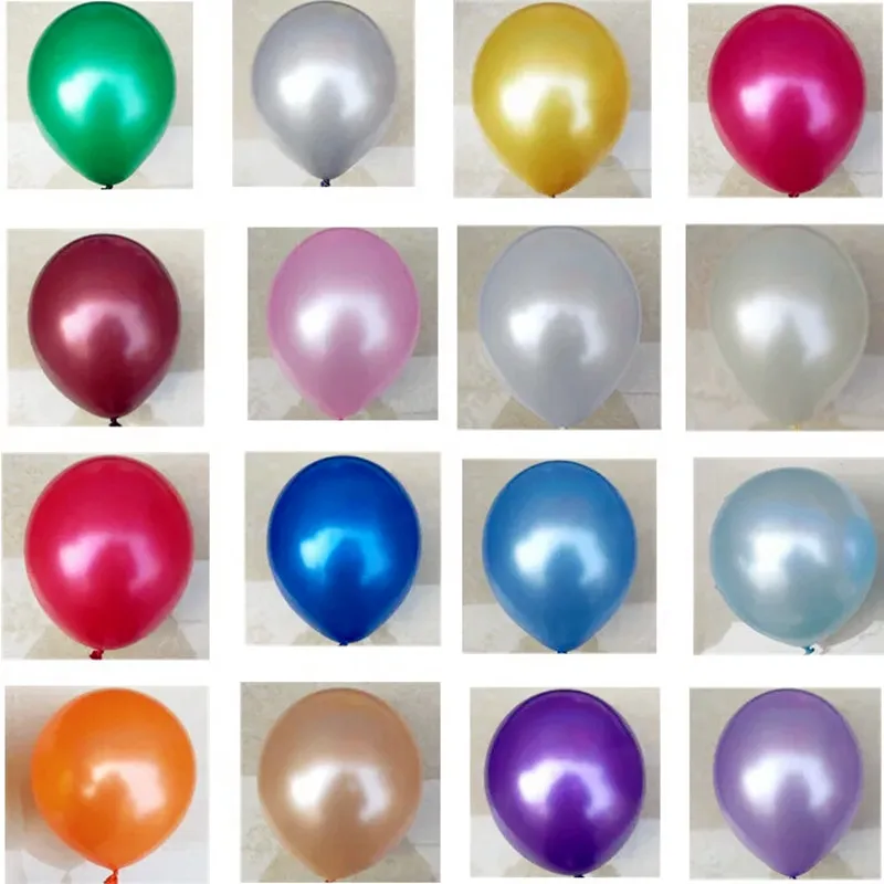 Шары в форме жемчуга латексные шарики розового синего золотого серебряного