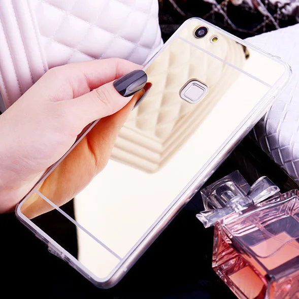 Zagter зеркало TPU крышка для Vivo Y75 Y79 Y69 Y67 V5 Y31 Y35 Y37 Y51 Y55 XPlay5 X5Max V3 Max X7 X9 X21 X20 V7 плюс |