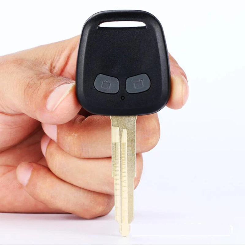 OkeyTech New 2 Buttons Replacement Car Key Shell Case For Mitsubishi Lancer Auto Remote Key Cover Uncut Blank Blade Accessories