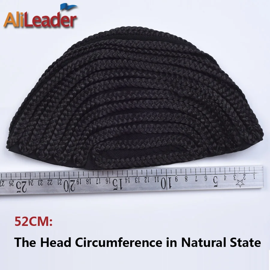 Модные накладки для париков корнуолов с расчески на боку 1 шт. Черная Плетеная