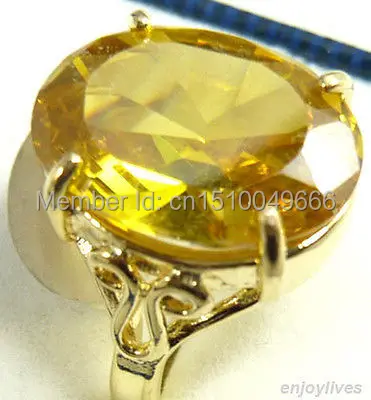 Бесплатная доставка &gt&gt&gt желтое циркониевое кольцо размер: 6789|ring size|gold plated ringrings
