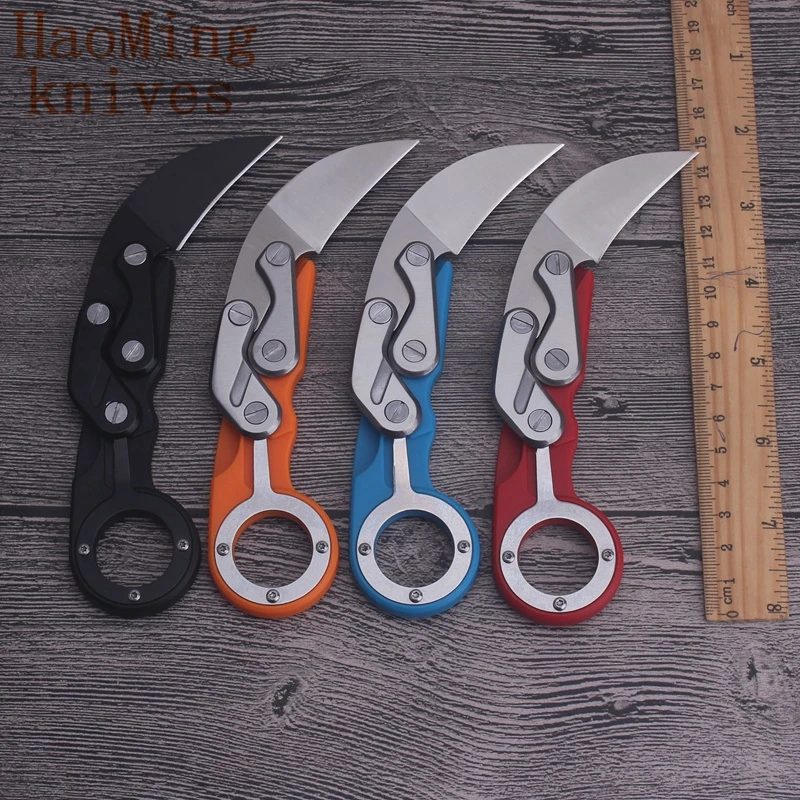Охотничьи складные ножи Karambit CS GO нож с когтями механический Походный для