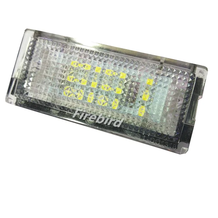 2 x CANBUS автомобильные белые светодиодные лампы номерного знака без ошибок для BMW E46