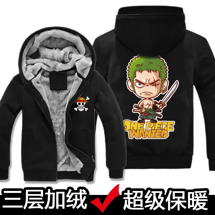 Style 14 Один предмет Trafalgar Law Косплей Костюм JAnime one piece M D Косплей Луффи Толстовка Чоппер 3D принт плотное пальто на молнии - Цвет: Style 14