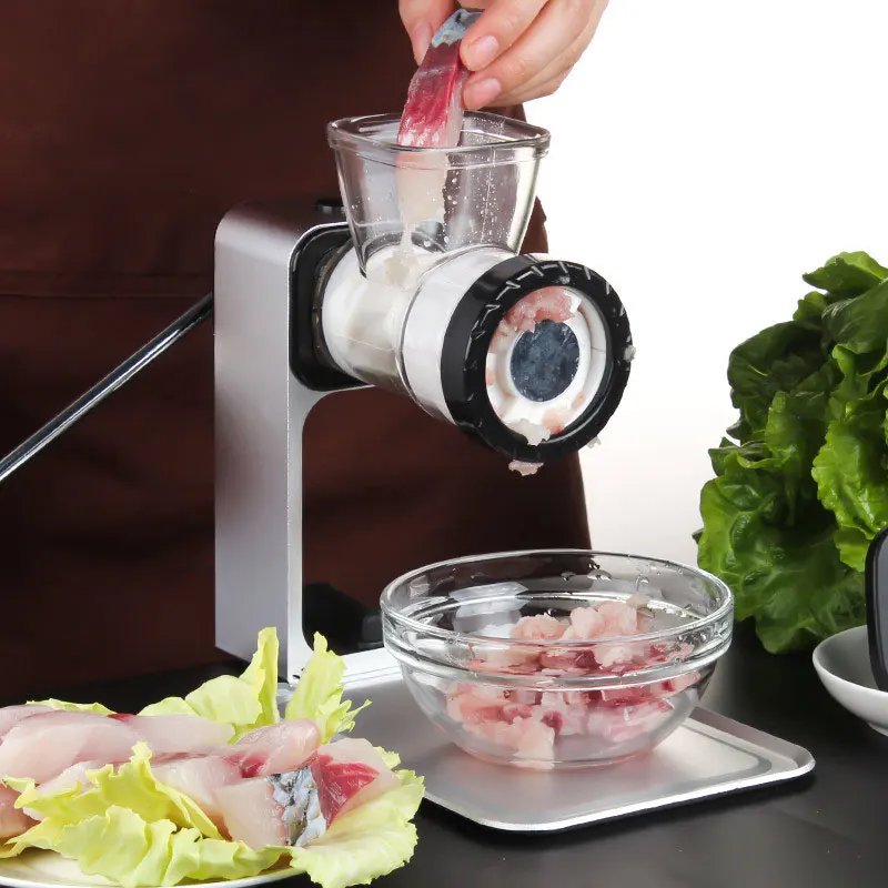 LUCOG мясорубка для дома ручной измельчитель овощей мясорубка для измельчения рыбы кухонная колбасная машина