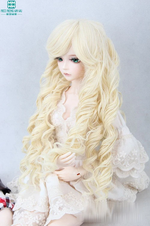 Волосы для кукол 1/3 1/4 1/6 BJD/SD куклы парики римские светло золотистые коричневые