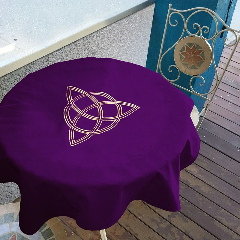 70x70 см скатерть для настольной игры Таро wicca sun Пентакль бархатная алтаря игровой