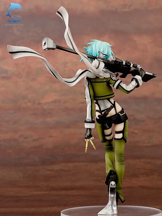 22 см меч искусство онлайн пистолет Gale Online GGO Asada Shino ПВХ экшн-фигурки модели