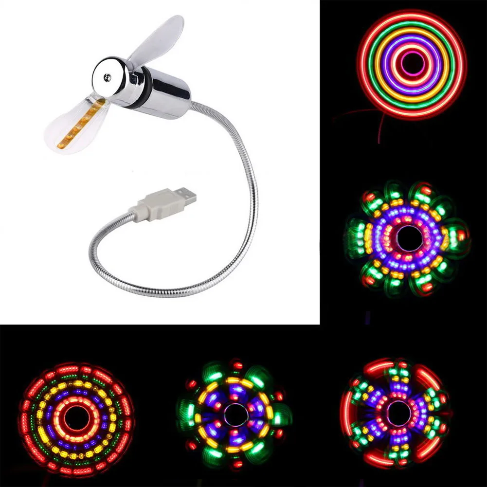 Alloy PVC Mini USB Fan Light Flexible Gooseneck LED Durable Adjustable Gadget For PC Laptop Computer #0129 | Компьютеры и офис