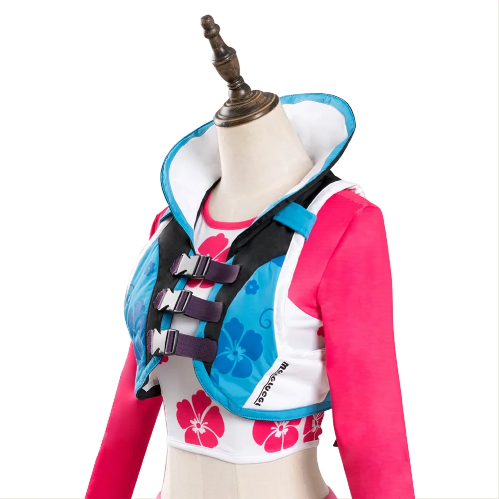 Костюм для косплея D.Va DVA Hana Song Женский костюм Waveracer Skin полный комплект Хэллоуина