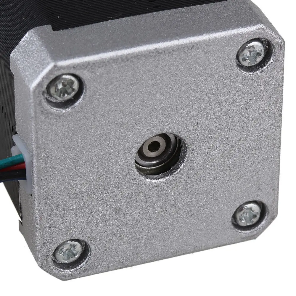 Серебряный двухфазный двигатель 42 мм резьбовой постоянный ток 12 В 1 7 А двухфазные