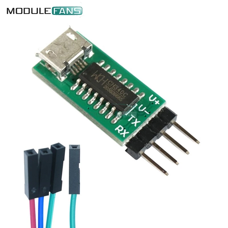 CH340C спортивная видеокамера с разъемом Micro USB для TTL серийный Порты и разъёмы