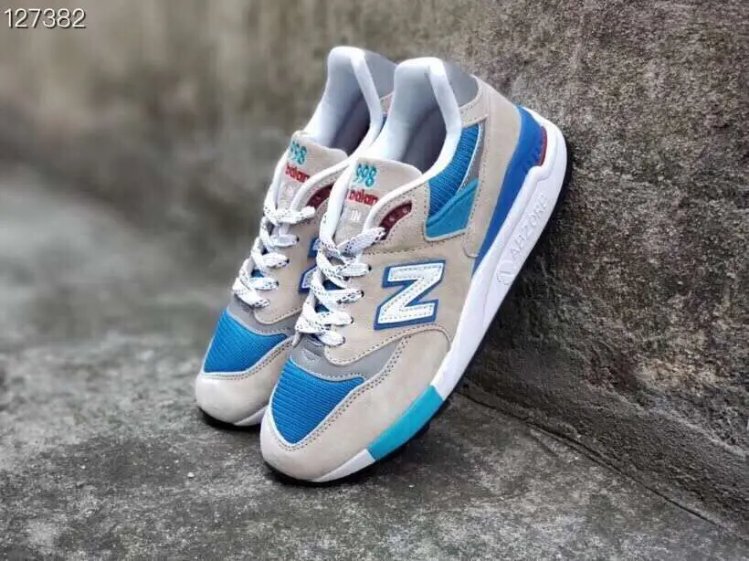 New Balance Nb998 Аутентичные мужские/wo мужские кроссовки для бега, дышащие Спортивные кроссовки Nb998, европейские размеры 36-44 - Цвет: 8
