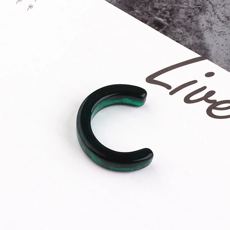 Fashion 2019 DIY Handmade Jewelry Accessories Korea Acetic Acid Large C Ring Earrings Material Pendant Holiday Gift | Украшения и