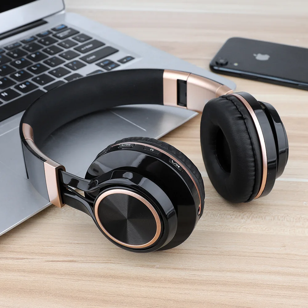 Bluetooth наушники вкладыши складные со встроенным микрофоном и поддержкой 4